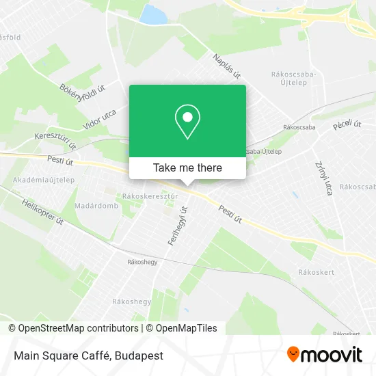 Main Square Caffé map