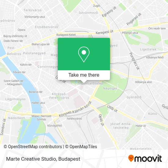 Marte Creative Studio map