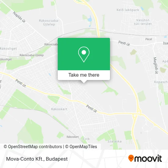 Mova-Conto Kft. map