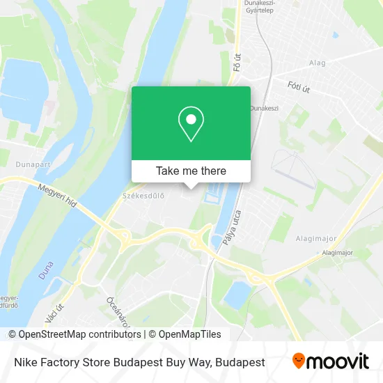 Nike Factory Store Budapest Buy Way map