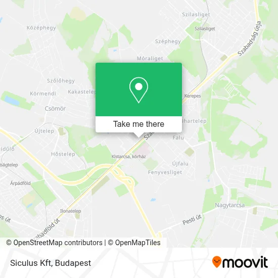 Siculus Kft map