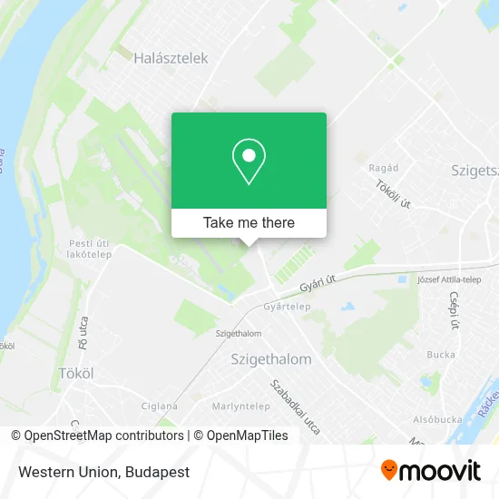 Western Union map