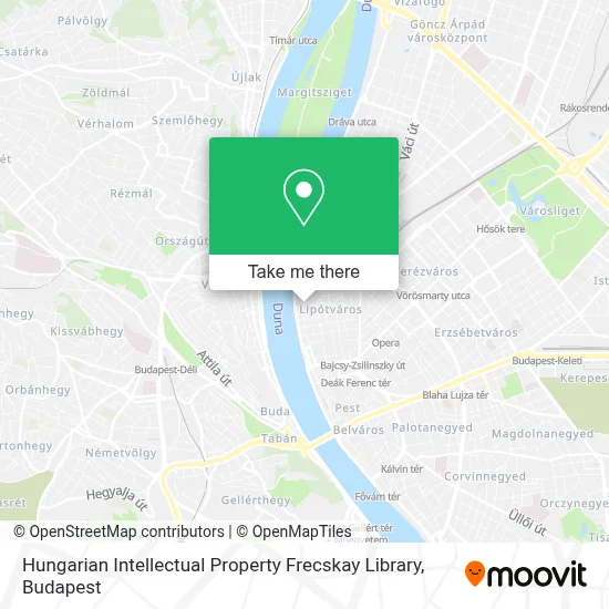 Hungarian Intellectual Property Frecskay Library map