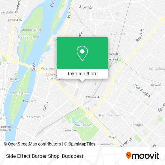Side Effect Barber Shop map