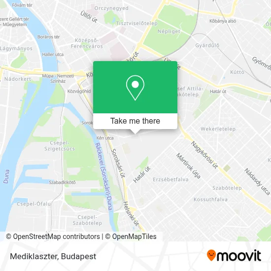 Mediklaszter map