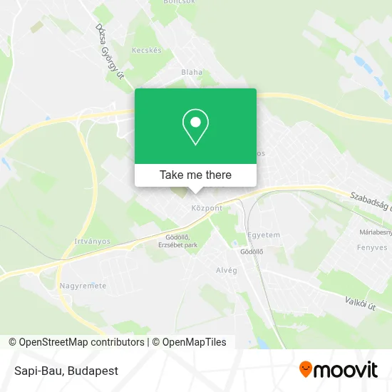 Sapi-Bau map