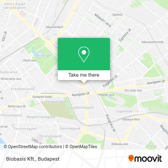 Biobasis Kft. map