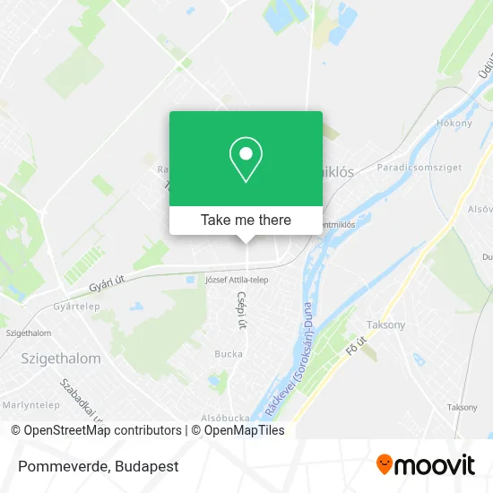 Pommeverde map