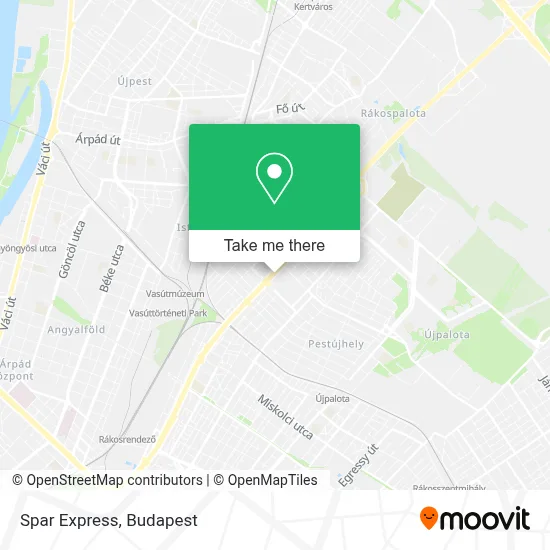 Spar Express map