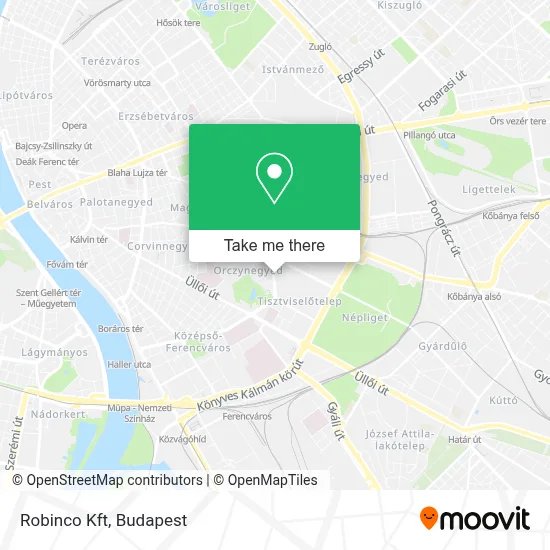 Robinco Kft map