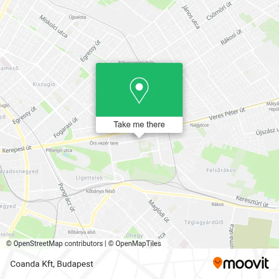 Coanda Kft map