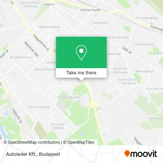 Autoleder Kft. map