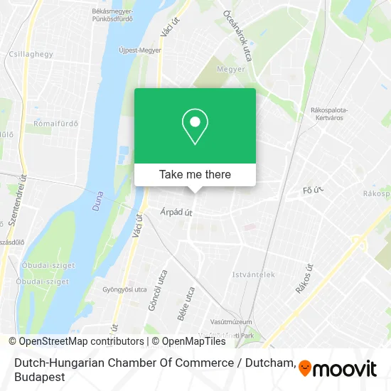 Dutch-Hungarian Chamber Of Commerce / Dutcham map