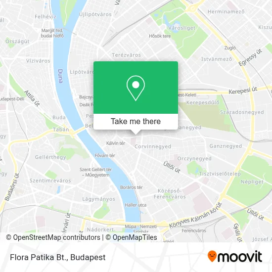 Flora Patika Bt. map