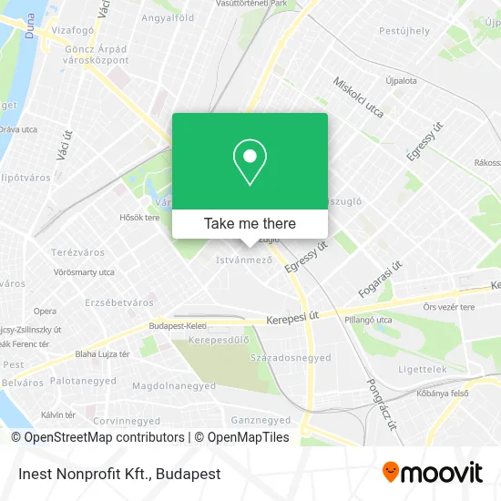 Inest Nonprofit Kft. map