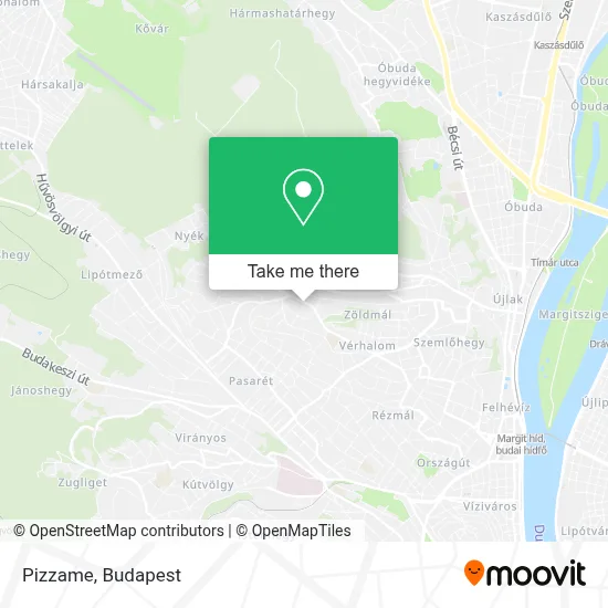 Pizzame map