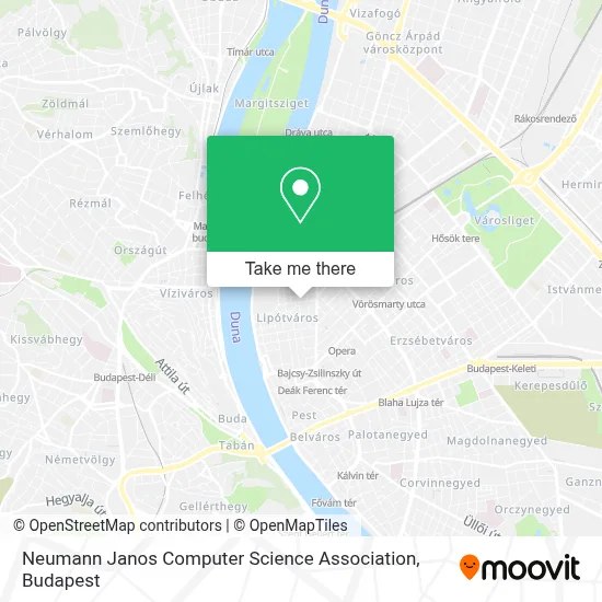 Neumann Janos Computer Science Association map