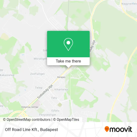 Off Road Line Kft. map