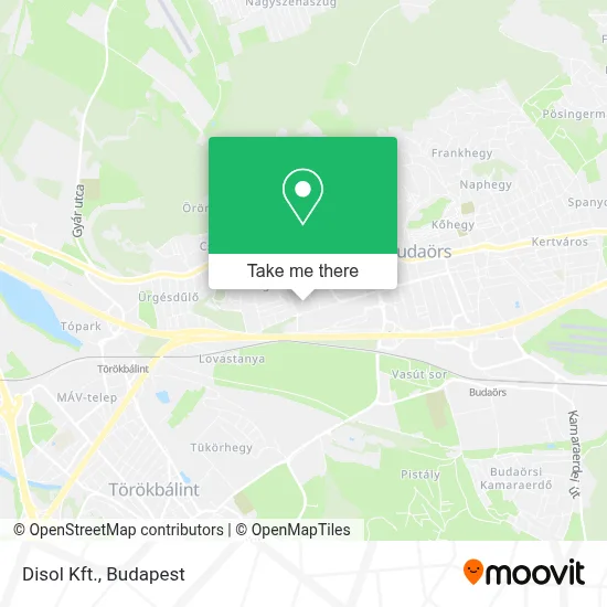 Disol Kft. map
