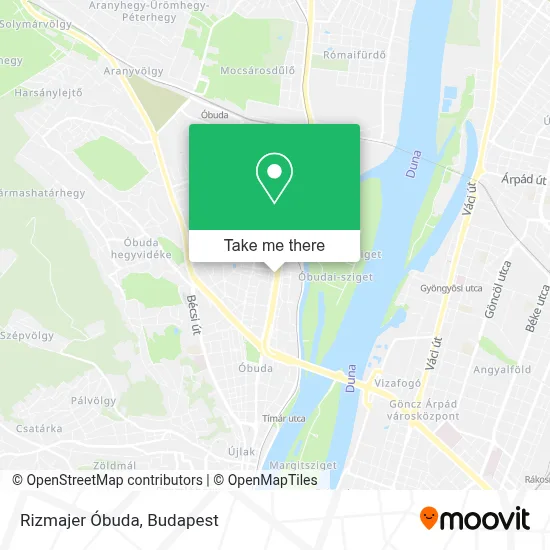 Rizmajer Óbuda map