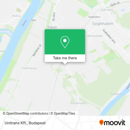 Unitrans Kft. map