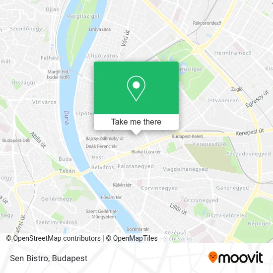 Sen Bistro map