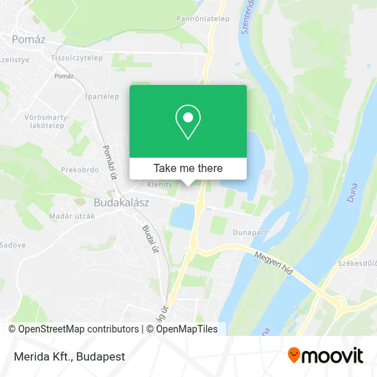 Merida Kft. map