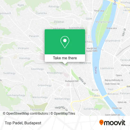 Top Padel map