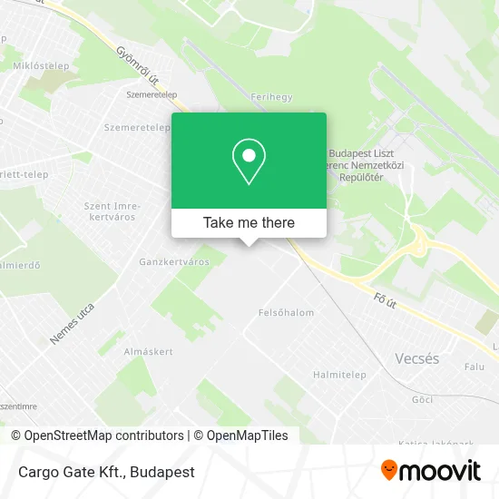Cargo Gate Kft. map