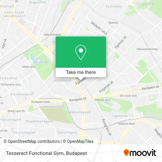 Tesseract Functional Gym map