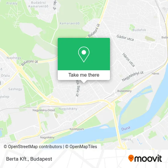 Berta Kft. map