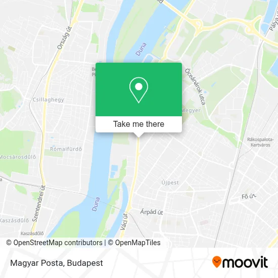 Magyar Posta map