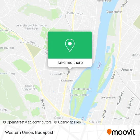 Western Union map