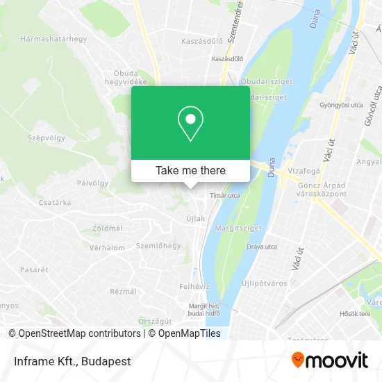 Inframe Kft. map