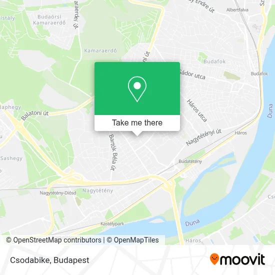 Csodabike map
