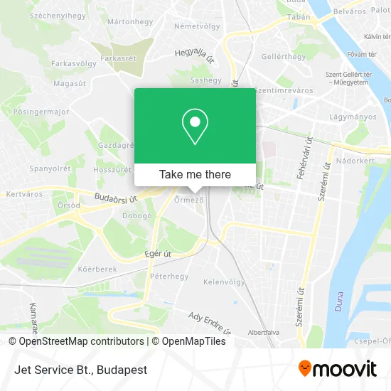 Jet Service Bt. map