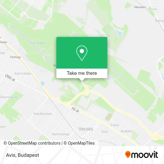 Avis map