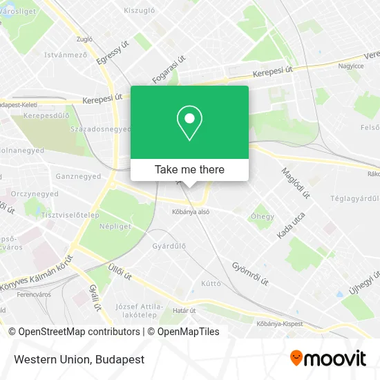 Western Union map