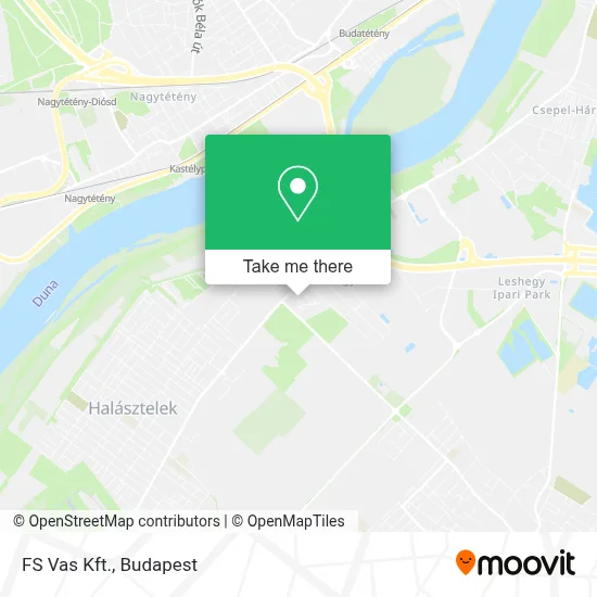 FS Vas Kft. map