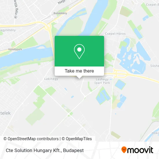 Cte Solution Hungary Kft. map