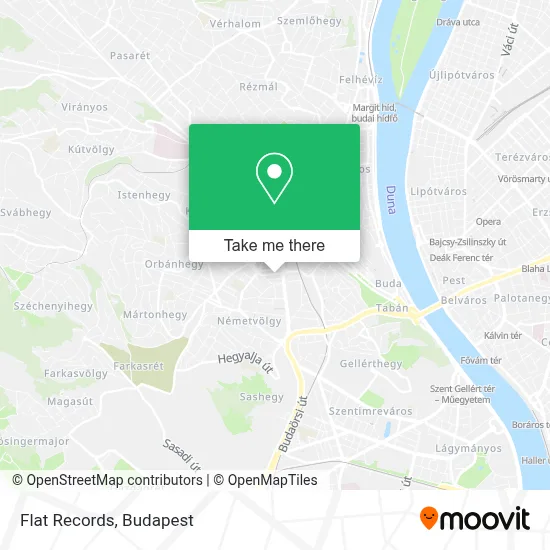 Flat Records map