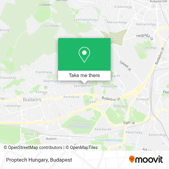 Proptech Hungary map