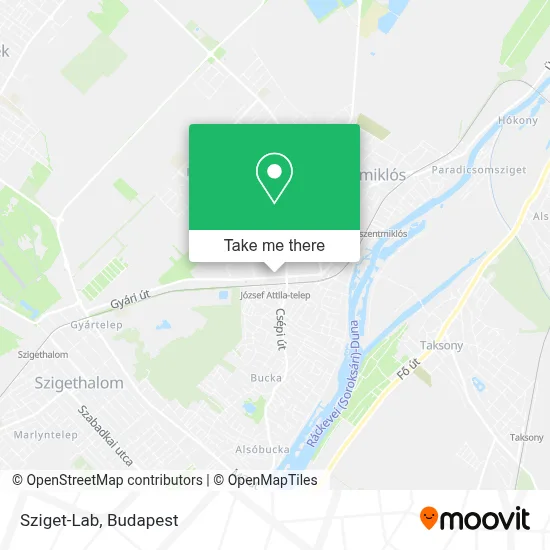 Sziget-Lab map