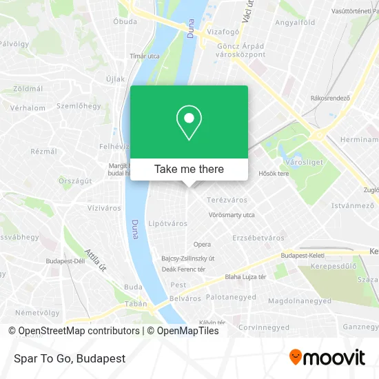 Spar To Go map
