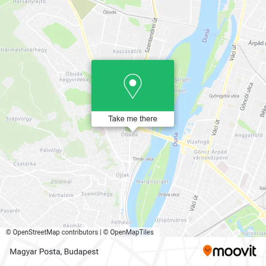 Magyar Posta map