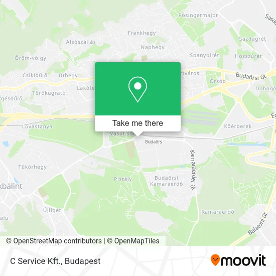 C Service Kft. map