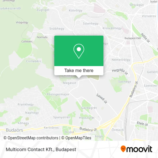 Multicom Contact Kft. map