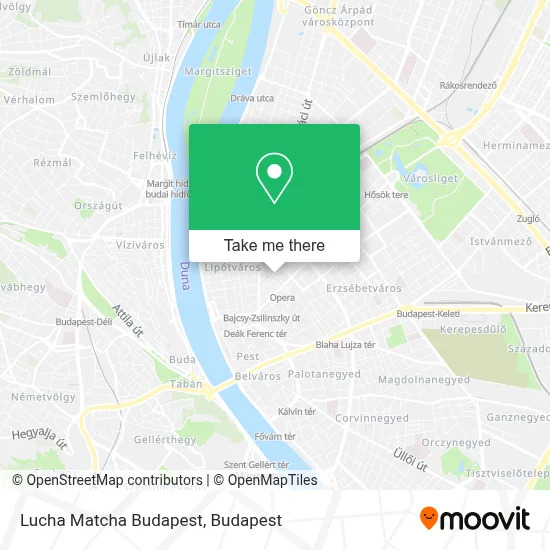Lucha Matcha Budapest map
