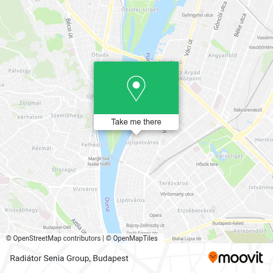 Radiátor Senia Group map