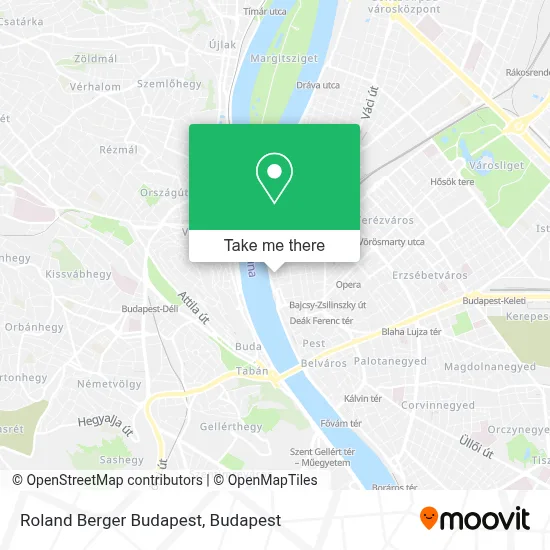 Roland Berger Budapest map